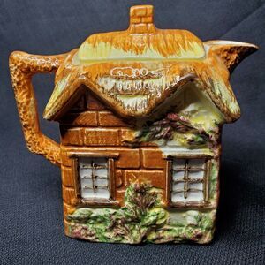 Antique Price Kensington Teapot English Ye Olde Cottage Ware Short Spout 845007